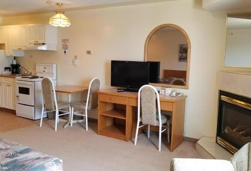 اتاق استاندارد با تخت بزرگ, Western Budget Motel Cold Lake