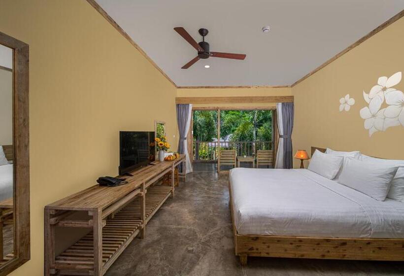اتاق لوکس با چشم‌انداز باغ, Lahana Resort Phu Quoc & Spa