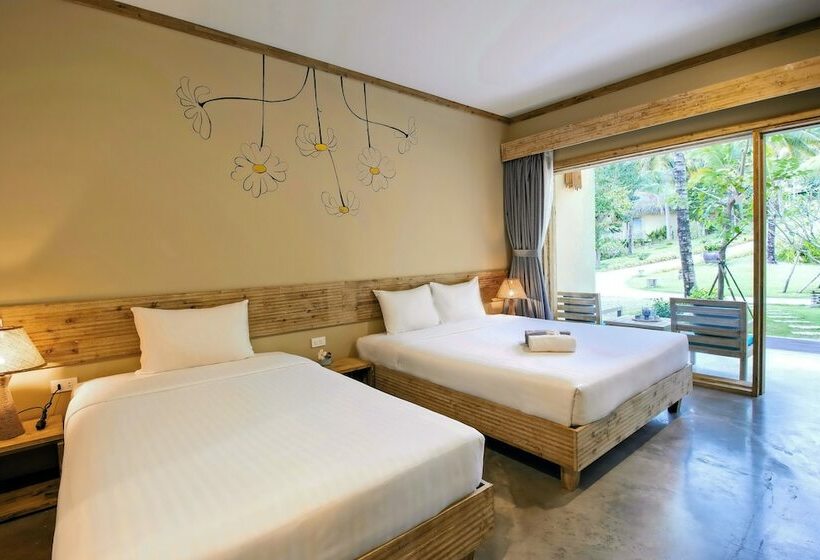 اتاق لوکس با چشم‌انداز باغ, Lahana Resort Phu Quoc & Spa