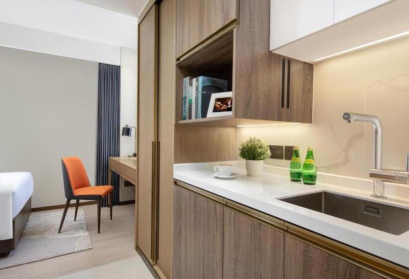 اتاق استاندارد یک نفره, Ascott North Point Hong Kong