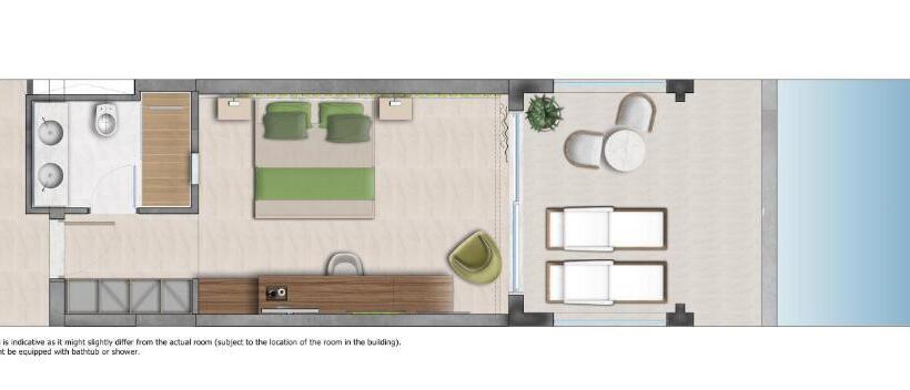 اتاق لوکس با چشم‌انداز دریا, Mayia Exclusive Resort & Spa  Adults Only