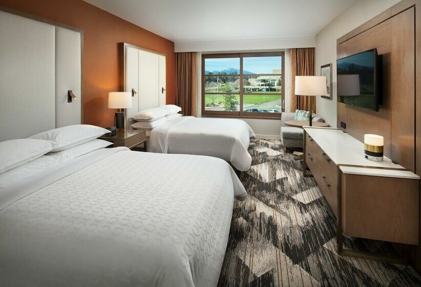 اتاق استاندارد با 2 تخت دوبل, Sheraton Redding Hotel At The Sundial Bridge