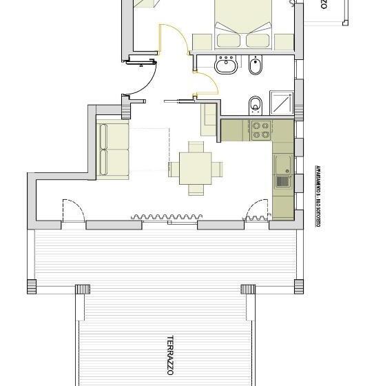 آپارتمان 1 خوابه با بالکن, Alma Di Alghero Apartments