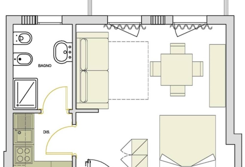 استودیوی استاندارد, Alma Di Alghero Apartments
