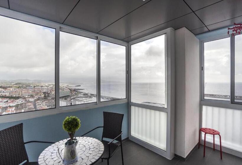 اتاق سه نفره دلوکس با چشم‌انداز دریا, Atlantic Home Azores