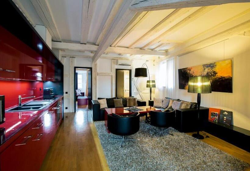آپارتمان 1 خوابه, Le B. Suites, Chambres & Restaurant