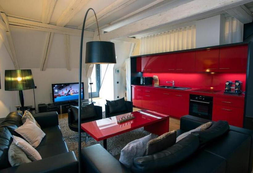 آپارتمان 1 خوابه, Le B. Suites, Chambres & Restaurant