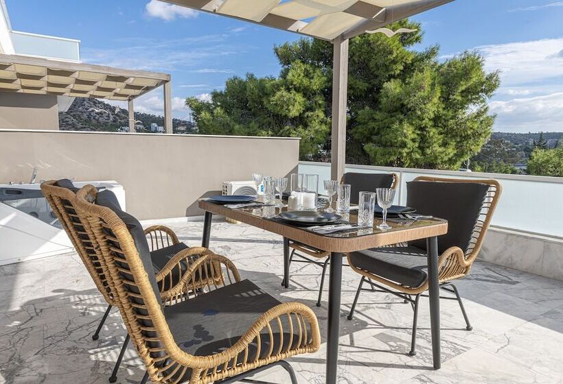 سوئیت اجرایی با چشم‌انداز دریا, Athenian Riviera Hotel& Suites
