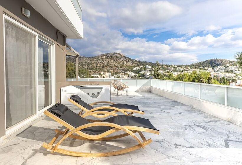 سوئیت اجرایی با چشم‌انداز دریا, Athenian Riviera Hotel& Suites