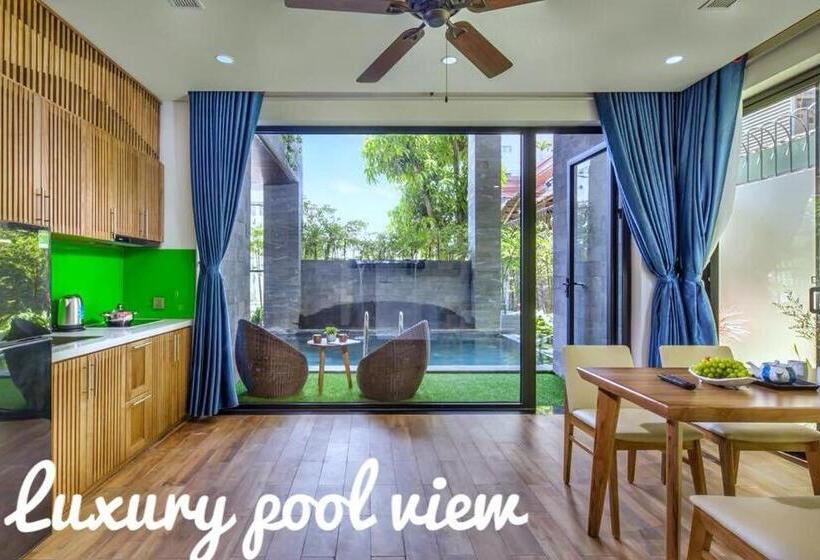 آپارتمان 1 خوابه با چشم‌انداز استخر, Animor Green Home Villa Danang