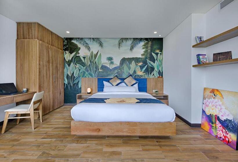 اتاق لوکس با تخت بزرگ, Animor Green Home Villa Danang
