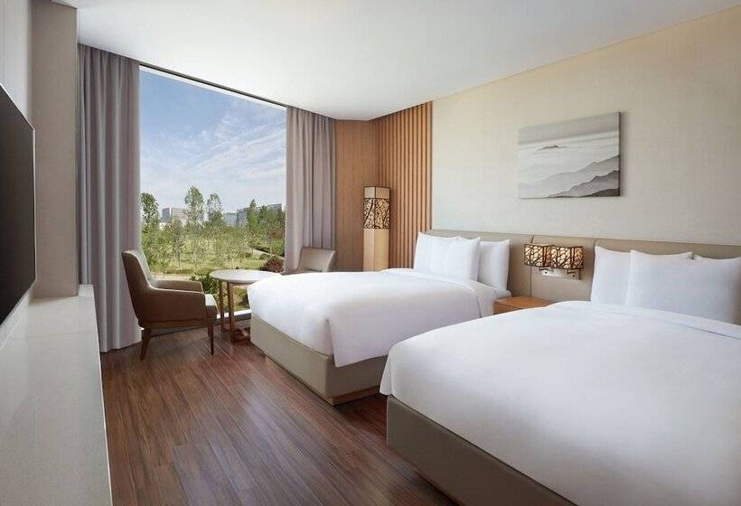 اتاق استاندارد با 2 تخت دوبل, Courtyard By Marriott Seoul Botanic Park