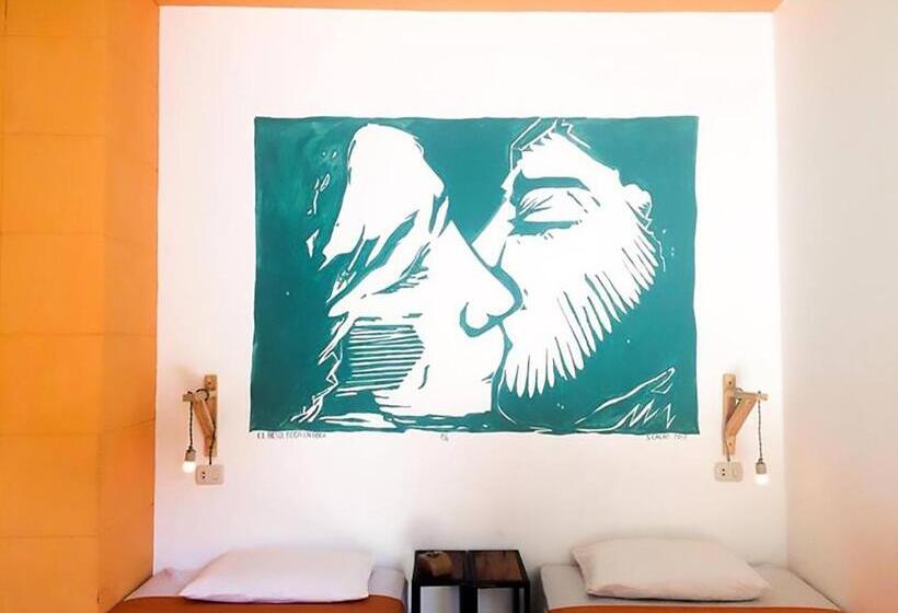 اتاق استاندارد با تخت بزرگ, Hostel De Boca En Boca