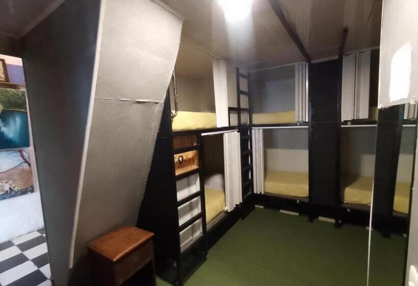 تختخواب در اتاق مشترک, Hostel La Antigua Capsula