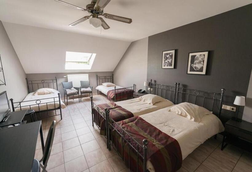 اتاق استاندارد چهار تخته, Auberge De La Lesse