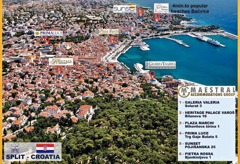 اتاق لوکس با چشم‌انداز شهر, Pietra Rossa