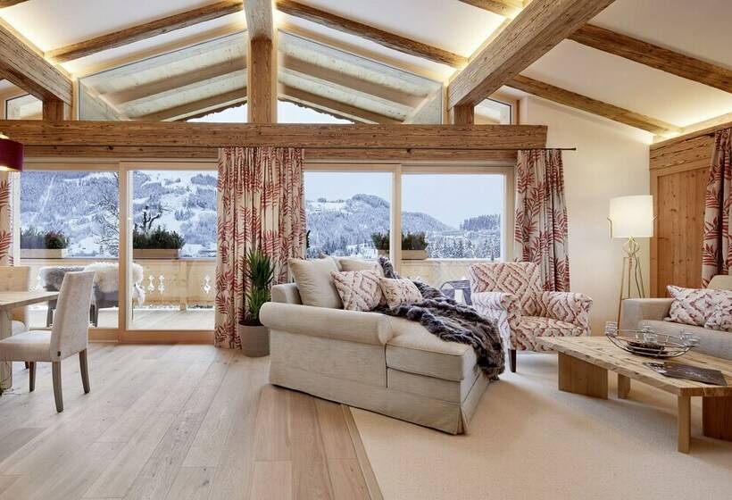 شقة دور أخير غرفتين نوم, Tennerhof Luxury Chalets