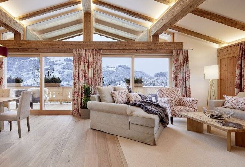 شقة دور أخير غرفتين نوم, Tennerhof Luxury Chalets