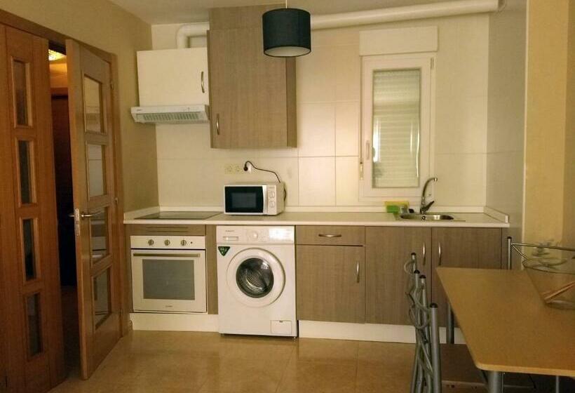 带2个卧室的公寓, Alojamientos Playa De Las Catedrales 3000