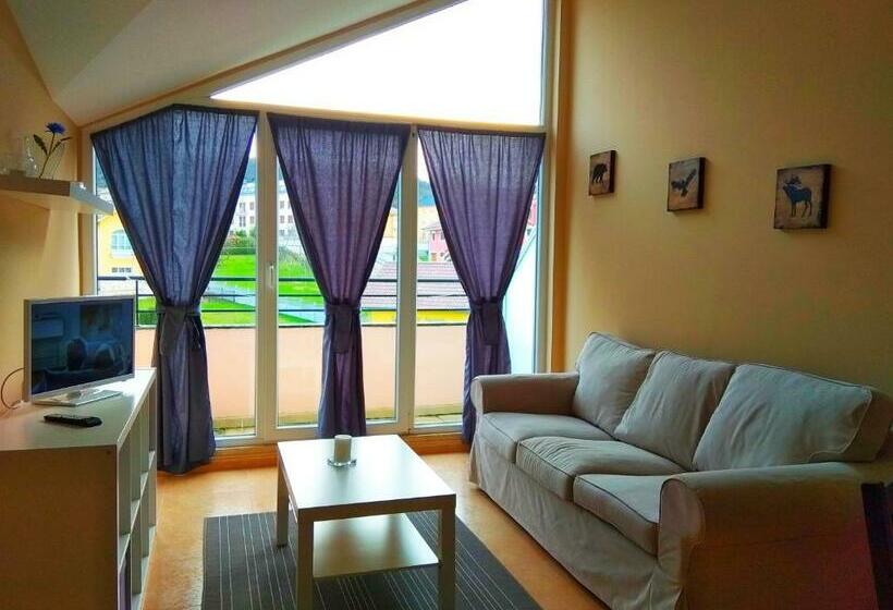 带2个卧室的公寓, Alojamientos Playa De Las Catedrales 3000