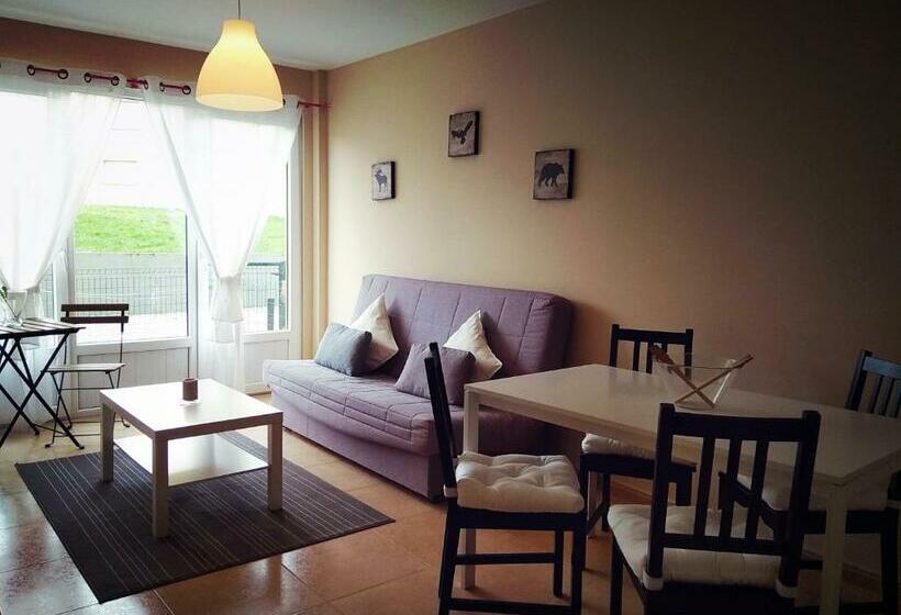 带2个卧室的公寓, Alojamientos Playa De Las Catedrales 3000