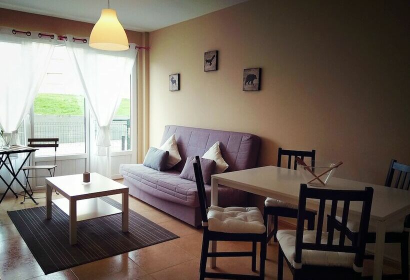 带2个卧室的公寓, Alojamientos Playa De Las Catedrales 3000