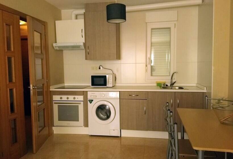 带2个卧室的公寓, Alojamientos Playa De Las Catedrales 3000