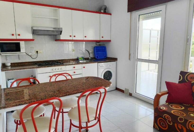 آپارتمان 1 خوابه, Apartamentos Playa De La Lanzada 3000
