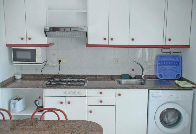 آپارتمان 1 خوابه, Apartamentos Playa De La Lanzada 3000