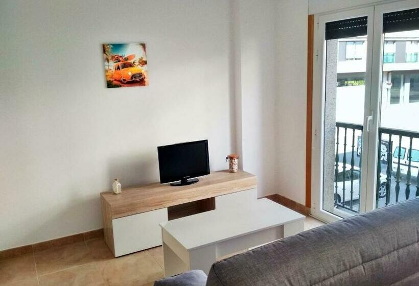 2 Sovrums Lägenhet, Apartamentos Sanxenxo 3000