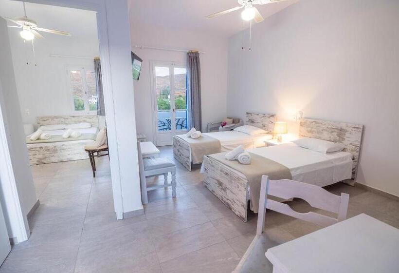 آپارتمان 1 خوابه با بالکن, Meltemi Hotel Kythnos