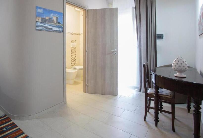 اتاق استاندارد سه تخته با بالکن, B&b Cinisi Mare E Monti