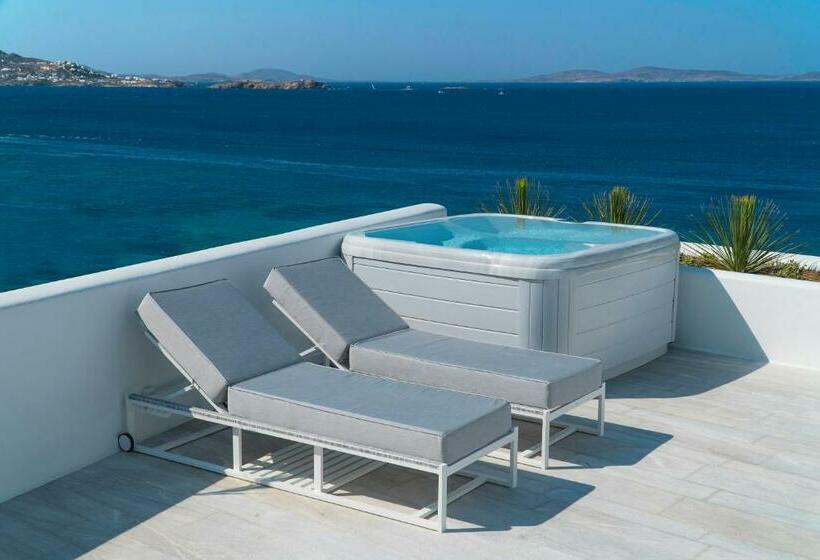اتاق استاندارد با وان آب گرم, Mykonos Riviera Hotel & Spa, A Member Of Small Luxury Hotels Of The World