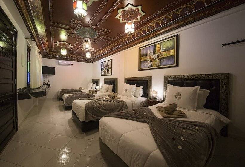 اتاق استاندارد چهار تخته, Riad & Spa Challa