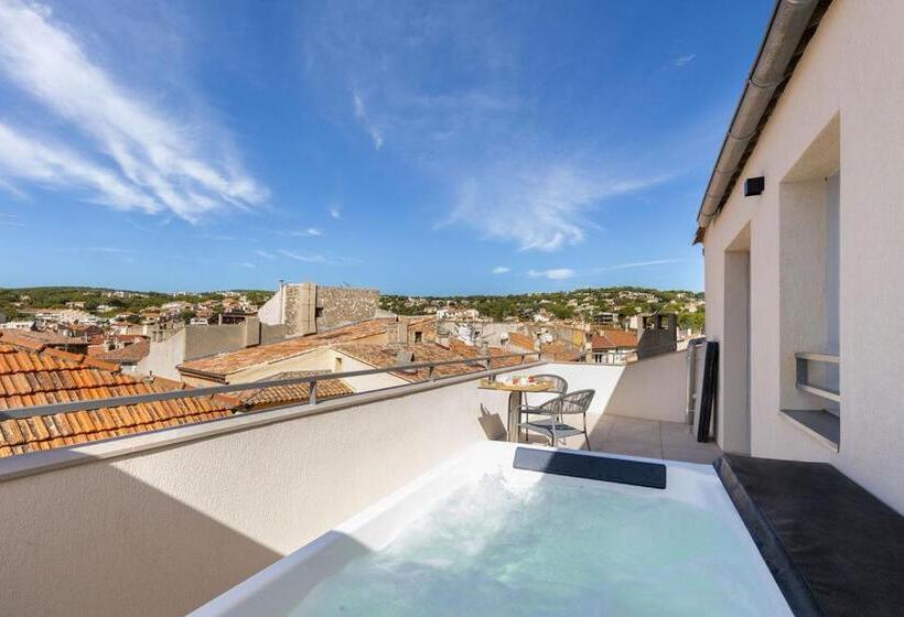 سوئیت جونیور با تخت بزرگ, Best Western Hotel & Spa Coeur De Cassis