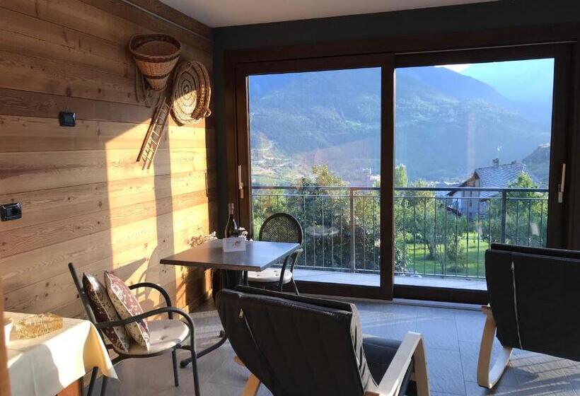 اتاق استاندارد با بالکن, Agriturismo Verger Plein Soleil