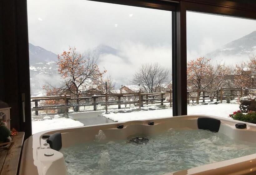 اتاق استاندارد با وان آب گرم, Agriturismo Verger Plein Soleil