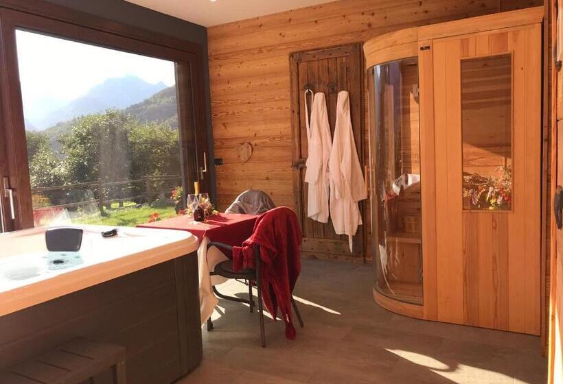 اتاق استاندارد با وان آب گرم, Agriturismo Verger Plein Soleil