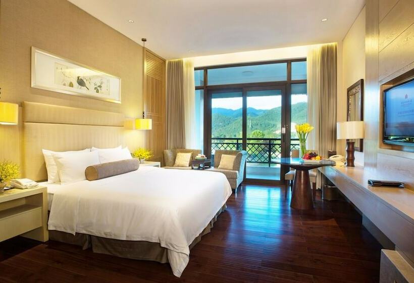 اتاق لوکس با چشم‌انداز دریاچه, Dahongpao Resort Wuyi Mountain