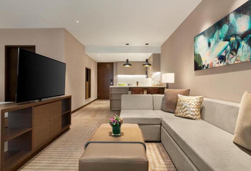 استودیو استاندارد با تخت کینگ, Hyatt House Chengdu Pebble Walk