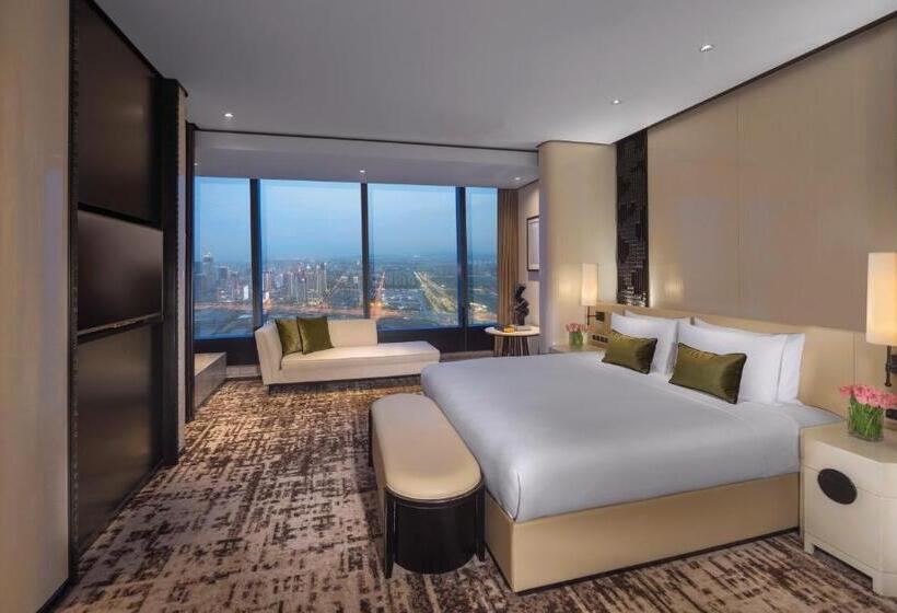 اتاق دلوکس با تخت کینگ و چشم‌انداز شهر, Jumeirah Nanjing