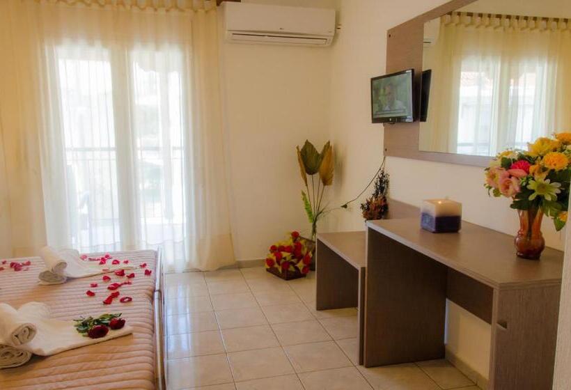 اتاق استاندارد با بالکن, Polykratis Rooms