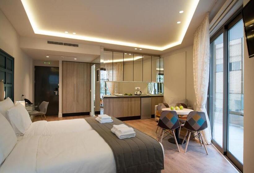 اتاق لوکس با بالکن, Athens Platinum Rooms And Suites