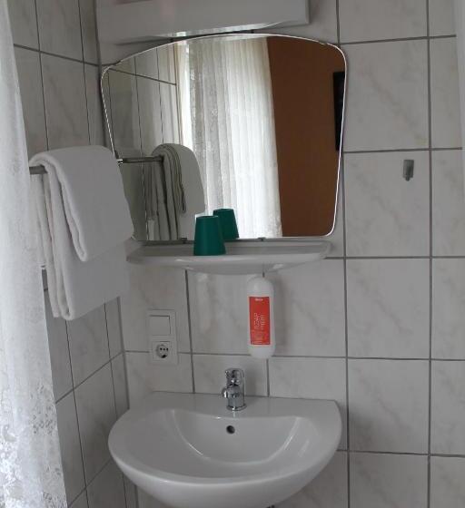 اتاق استاندارد یک تخته با سرویس بهداشتی مشترک, Gasthaus Zur Sonne