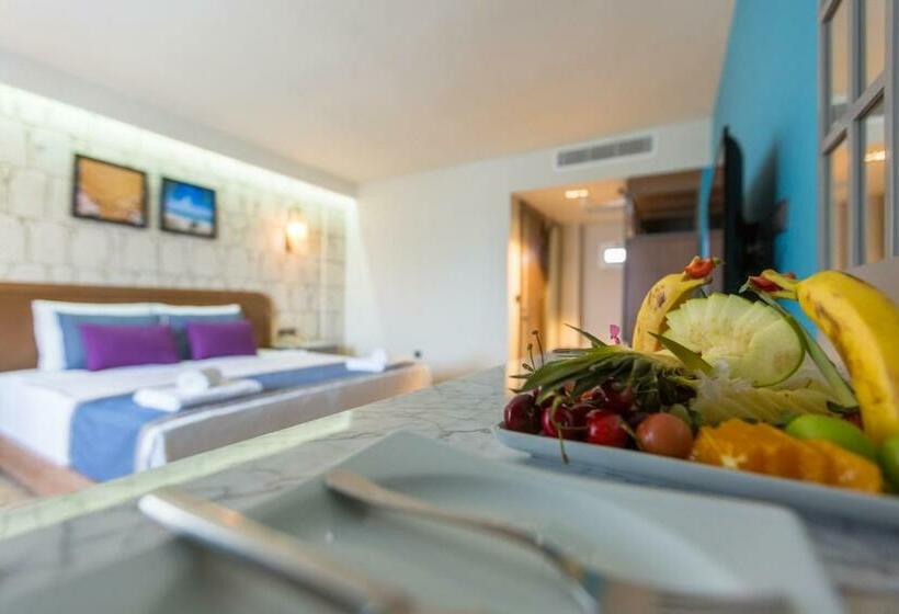اتاق لوکس با چشم‌انداز باغ, Risus Beach Resort