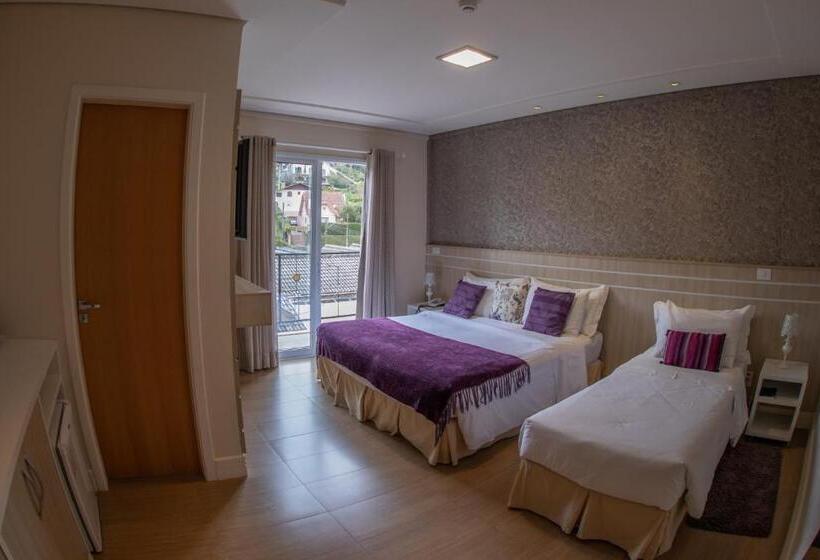 اتاق استاندارد سه نفره, Pousada Annecy   Capivari Fácil Acesso Ao Centrinho E Baden Bar