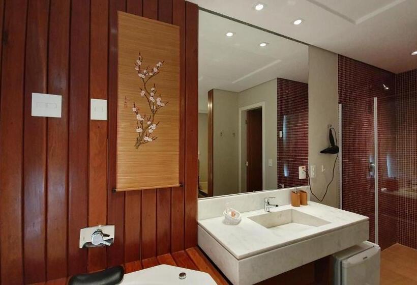 اتاق استاندارد با وان آب گرم, Pousada Annecy   Capivari Fácil Acesso Ao Centrinho E Baden Bar