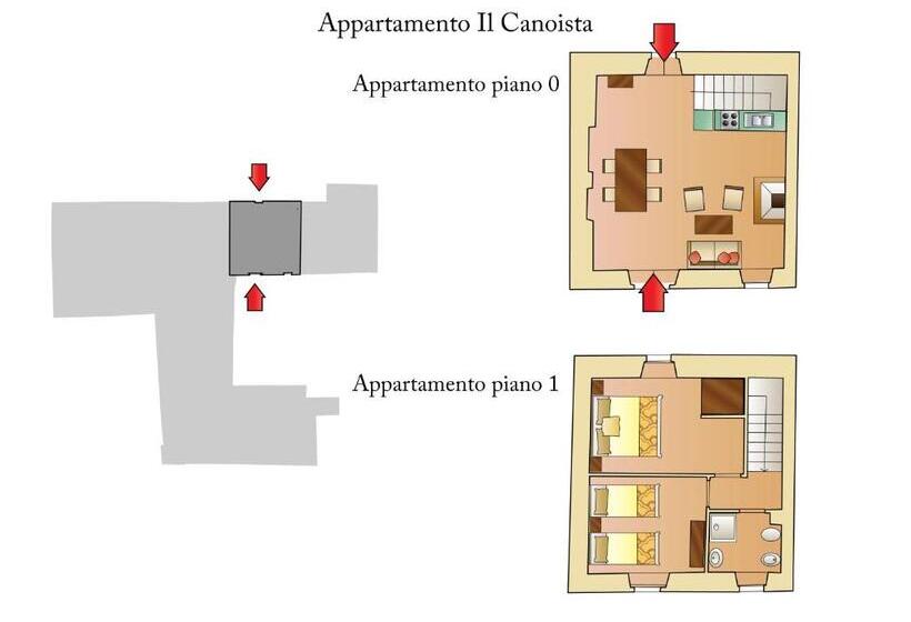 اتاق دوبلکس, La Fattoria Del Rio Di Sopra   Agriturismo Baldeschi