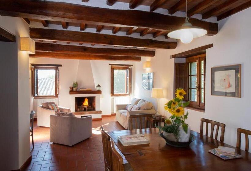 آپارتمان 1 خوابه با تراس, La Fattoria Del Rio Di Sopra   Agriturismo Baldeschi
