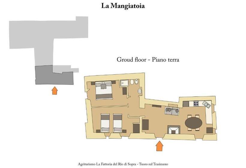 آپارتمان سوپریور 1 خوابه, La Fattoria Del Rio Di Sopra   Agriturismo Baldeschi